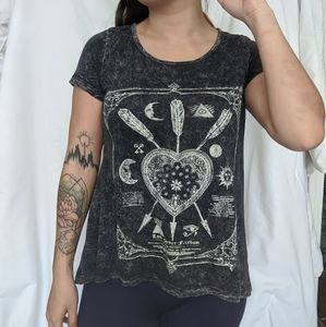 Cool Tarot Tattoo Vintage inspired graphic tee